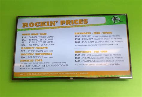 rockin jump prices|rockin jump cost.